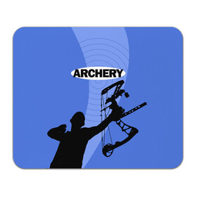 Коврик для мышки прямоугольный с принтом Archery в Кировске, натуральный каучук | размер 230 х 185 мм; запечатка лицевой стороны | archer | archery | bow | bow hunter | bowhunter | лук | лучник | стрельба из лука