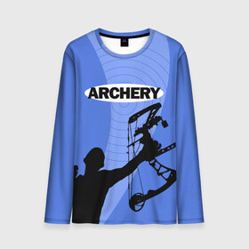 Мужской лонгслив 3D с принтом Archery в Кировске, 100% полиэстер | длинные рукава, круглый вырез горловины, полуприлегающий силуэт | archer | archery | bow | bow hunter | bowhunter | лук | лучник | стрельба из лука