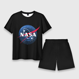 Мужской костюм с шортами 3D с принтом NASA Black Hole в Кировске,  |  | black hole | mars | nasa | space | stars | x | галактика | дыра | звезда | звезды | илон | космос | марс | маск | наса | черная | черная дыра
