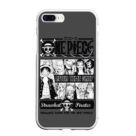 Чехол для iPhone 7Plus/8 Plus матовый с принтом One Piece в Кировске, Силикон | Область печати: задняя сторона чехла, без боковых панелей | anime | kaido | luffy | manga | one piece | theory | zoro | большой куш | ван | луффи | манга | манки д | мульт | пираты | пис | рыжий | сёнэн | сериал | шанкс