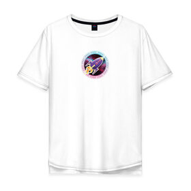 Мужская футболка хлопок Oversize с принтом SPACE ROCKET в Кировске, 100% хлопок | свободный крой, круглый ворот, “спинка” длиннее передней части | rocket | space | вселенная | космос | ракета | рисунок