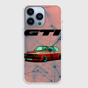 Чехол для iPhone 13 Pro с принтом Volkswagen в Кировске,  |  | Тематика изображения на принте: gti | volkswagen | авто | автомобиль | гольф | машина