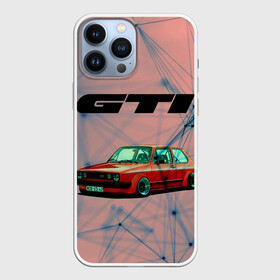 Чехол для iPhone 13 Pro Max с принтом Volkswagen в Кировске,  |  | Тематика изображения на принте: gti | volkswagen | авто | автомобиль | гольф | машина