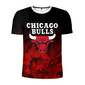 Мужская футболка 3D спортивная с принтом CHICAGO BULLS | ЧИКАГО БУЛЛС в Кировске, 100% полиэстер с улучшенными характеристиками | приталенный силуэт, круглая горловина, широкие плечи, сужается к линии бедра | bulls | chicago | chicago bulls | nba | red bulls | usa | америка | быки | нба | сша | чикаго буллс