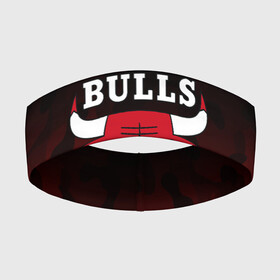 Повязка на голову 3D с принтом CHICAGO BULLS | ЧИКАГО БУЛЛС в Кировске,  |  | bulls | chicago | chicago bulls | nba | red bulls | usa | америка | быки | нба | сша | чикаго буллс