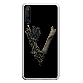 Чехол для Honor P30 с принтом Vikings (bones logo) в Кировске, Силикон | Область печати: задняя сторона чехла, без боковых панелей | Тематика изображения на принте: bones | good | skull | viking | vikings | бог | викинг | викинги | кости | скандинавы | череп | язычник