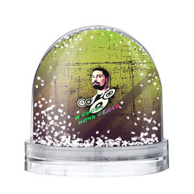 Снежный шар с принтом Дима Билан в Кировске, Пластик | Изображение внутри шара печатается на глянцевой фотобумаге с двух сторон | music | билан | дима | звезды | музыка | ночь | седая