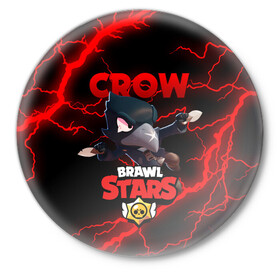 Значок с принтом  BRAWL STARS CROW | БРАВЛ СТАРС ЛЕОН в Кировске,  металл | круглая форма, металлическая застежка в виде булавки | brawl stars | crow | leon | leon shark | sally leon | shark | stars | акула | берли | ворон | леон | леон акула | спайк | эль примо