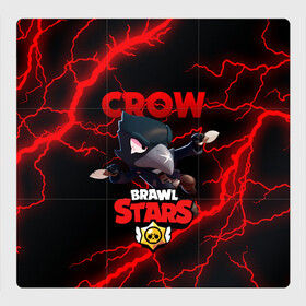 Магнитный плакат 3Х3 с принтом  BRAWL STARS CROW | БРАВЛ СТАРС ЛЕОН в Кировске, Полимерный материал с магнитным слоем | 9 деталей размером 9*9 см | brawl stars | crow | leon | leon shark | sally leon | shark | stars | акула | берли | ворон | леон | леон акула | спайк | эль примо