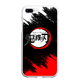 Чехол для iPhone 7Plus/8 Plus матовый с принтом DEMON SLAYER KIMETSU NO YAIBA КЛИНОК РАССЕКАЮЩИЙ ДЕМОНОВ в Кировске, Силикон | Область печати: задняя сторона чехла, без боковых панелей | demon slayer | kimetsu no yaiba | nezuko | shinobu | slayer | tanjiro | zenitsu | гию томиока | зенитсу | зенитцу | иноске хашибира | клинок рассекающий демонов | незуко | танджиро | шинобу кочо