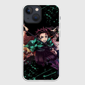 Чехол для iPhone 13 mini с принтом Персонажи Demon Slayer в Кировске,  |  | demon slayer | kimetsu no yaiba | nezuko | shinobu | slayer | tanjiro | zenitsu | гию томиока | зенитсу | зенитцу | иноске хашибира | клинок рассекающий демонов | незуко | танджиро | шинобу кочо