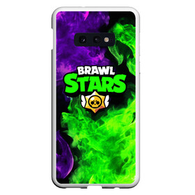 Чехол для Samsung S10E с принтом BRAWL STARS в Кировске, Силикон | Область печати: задняя сторона чехла, без боковых панелей | bibi | brawl stars | coach mike | crow | evil gene | gale | gene | leon | leon shark | max | mecha crow | mortis | mr.p | nani | phoenix | sally leon | sandy | spike | sprout | surge | tara | virus 8 bit | werewolf | акула | бравл старс | во