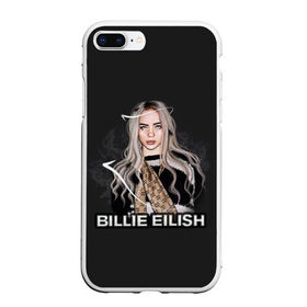 Чехол для iPhone 7Plus/8 Plus матовый с принтом BILLIE EILISH в Кировске, Силикон | Область печати: задняя сторона чехла, без боковых панелей | ayelish | bad guy | bellyache | bilie eilish | bilie elish | billie | billie eilish | eilish | electronic | elish | music | били айлиш | билли айлиш | эйлиш | элиш