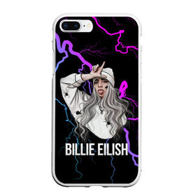 Чехол для iPhone 7Plus/8 Plus матовый с принтом BILLIE EILISH в Кировске, Силикон | Область печати: задняя сторона чехла, без боковых панелей | ayelish | bad guy | bellyache | bilie eilish | bilie elish | billie | billie eilish | eilish | electronic | elish | music | били айлиш | билли айлиш | эйлиш | элиш