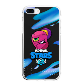 Чехол для iPhone 7Plus/8 Plus матовый с принтом BRAWL STARS TARA в Кировске, Силикон | Область печати: задняя сторона чехла, без боковых панелей | bibi | brawl stars | brock | bull | crow | dinomike | el primo | leon | mobile game | nita | poko | ricochet | stars | tara | бравл старс | ворон | леон | мобильные игры