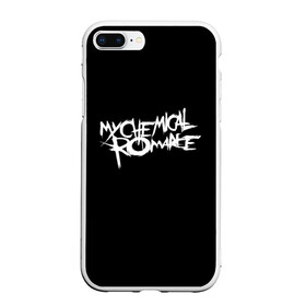 Чехол для iPhone 7Plus/8 Plus матовый с принтом My Chemical Romance spider в Кировске, Силикон | Область печати: задняя сторона чехла, без боковых панелей | Тематика изображения на принте: music | my chemical romance | rock | боб брайар | джеймс дьюис | джерард уэи | майки уэи | музыка | рок | рэй торо | фрэнк айеро