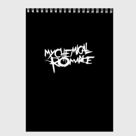 Скетчбук с принтом My Chemical Romance spider в Кировске, 100% бумага
 | 48 листов, плотность листов — 100 г/м2, плотность картонной обложки — 250 г/м2. Листы скреплены сверху удобной пружинной спиралью | music | my chemical romance | rock | боб брайар | джеймс дьюис | джерард уэи | майки уэи | музыка | рок | рэй торо | фрэнк айеро
