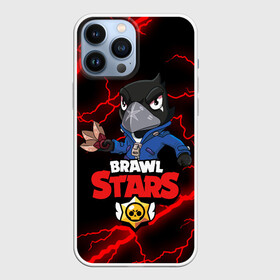 Чехол для iPhone 13 Pro Max с принтом BRAWL STARS CROW в Кировске,  |  | brawl stars | crow | leon | leon shark | sally leon | shark | stars | акула | берли | ворон | леон | леон акула | спайк | эль примо