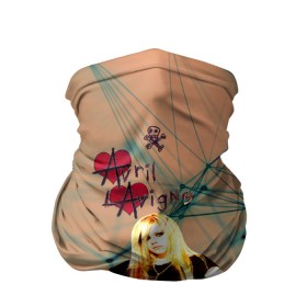Бандана-труба 3D с принтом Avril Lavigne в Кировске, 100% полиэстер, ткань с особыми свойствами — Activecool | плотность 150‒180 г/м2; хорошо тянется, но сохраняет форму | Тематика изображения на принте: avril lavigne | аврил лавин | блондиника | музыка | рок