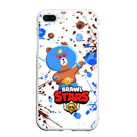 Чехол для iPhone 7Plus/8 Plus матовый с принтом BRAWL STARS EL BROWN в Кировске, Силикон | Область печати: задняя сторона чехла, без боковых панелей | bib | brawl stars | colt | crow | el brown | leon | leon shark | max | moba | sally leon | shark | акула | берли | биби | бравл старс | браун | ворон | жанр | игра | кольт | леон | леон акула | макс | нита | шелли