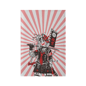 Обложка для паспорта матовая кожа с принтом Убийца розового солнца в Кировске, натуральная матовая кожа | размер 19,3 х 13,7 см; прозрачные пластиковые крепления | Тематика изображения на принте: аниме | арт | девочка | маска | меч | солнце | якудза | япония