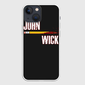 Чехол для iPhone 13 mini с принтом John Wick в Кировске,  |  | baba yaga | chapter | franchise | halle berry | john wick | keanu reeves | parabellum | баба яга | глава | джон уик 3 | киану ривз | парабеллум | франшиза