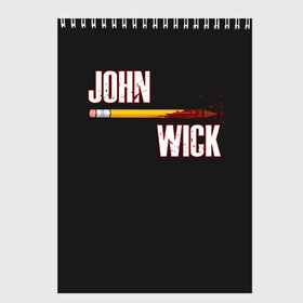 Скетчбук с принтом John Wick в Кировске, 100% бумага
 | 48 листов, плотность листов — 100 г/м2, плотность картонной обложки — 250 г/м2. Листы скреплены сверху удобной пружинной спиралью | baba yaga | chapter | franchise | halle berry | john wick | keanu reeves | parabellum | баба яга | глава | джон уик 3 | киану ривз | парабеллум | франшиза