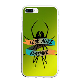 Чехол для iPhone 7Plus/8 Plus матовый с принтом Look alive sunshine в Кировске, Силикон | Область печати: задняя сторона чехла, без боковых панелей | Тематика изображения на принте: alive | look | my chemical | rok | romance | sunshine