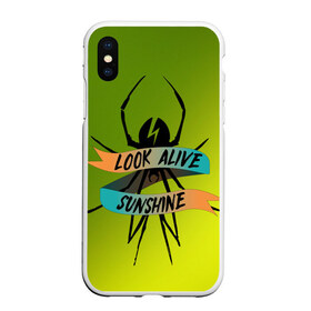 Чехол для iPhone XS Max матовый с принтом Look alive sunshine в Кировске, Силикон | Область печати: задняя сторона чехла, без боковых панелей | Тематика изображения на принте: alive | look | my chemical | rok | romance | sunshine