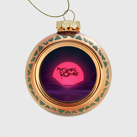 Стеклянный ёлочный шар с принтом MCR Logo в Кировске, Стекло | Диаметр: 80 мм | Тематика изображения на принте: 2007 | chemical | emo | logo | mcr | rock | romance | вокалист | группа | джерард | лого | рок | уэйн | эмо