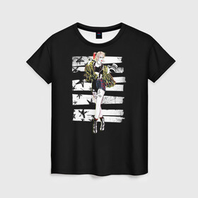 Женская футболка 3D с принтом Harley Quinn в Кировске, 100% полиэфир ( синтетическое хлопкоподобное полотно) | прямой крой, круглый вырез горловины, длина до линии бедер | birds of prey | harley quinn | марго робби | потрясающая история харли квин | харли квин | хищные птицы