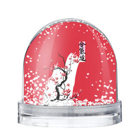 Снежный шар с принтом Сакура Айкидо в Кировске, Пластик | Изображение внутри шара печатается на глянцевой фотобумаге с двух сторон | aikido | аикидо | айкидо | восточные единоборства | единоборства | морихей уэсиба