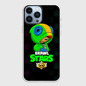 Чехол для iPhone 13 Pro Max с принтом BRAWL STARS LEON. в Кировске,  |  | Тематика изображения на принте: bib | brawl stars | colt | crow | el brown | leon | leon shark | max | moba | sally leon | shark | акула | берли | биби | бравл старс | браун | ворон | жанр | игра | кольт | леон | леон акула | макс | нита | шелли