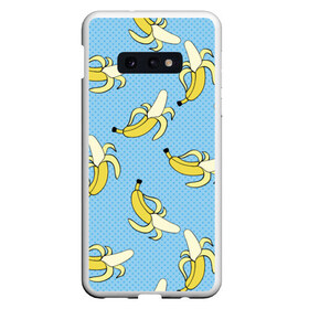 Чехол для Samsung S10E с принтом Banana art в Кировске, Силикон | Область печати: задняя сторона чехла, без боковых панелей | Тематика изображения на принте: banana | pop art | банан | бананы | поп арт