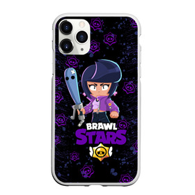 Чехол для iPhone 11 Pro матовый с принтом BRAWL STARS BIBI в Кировске, Силикон |  | bib | brawl stars | colt | crow | el brown | leon | leon shark | max | moba | sally leon | shark | акула | берли | биби | бравл старс | браун | ворон | жанр | игра | кольт | леон | леон акула | макс | нита | шелли