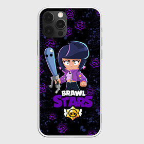 Чехол для iPhone 12 Pro с принтом BRAWL STARS BIBI. в Кировске, силикон | область печати: задняя сторона чехла, без боковых панелей | bib | brawl stars | colt | crow | el brown | leon | leon shark | max | moba | sally leon | shark | акула | берли | биби | бравл старс | браун | ворон | жанр | игра | кольт | леон | леон акула | макс | нита | шелли