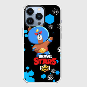 Чехол для iPhone 13 Pro с принтом BRAWL STARS EL BROWN. в Кировске,  |  | Тематика изображения на принте: bib | brawl stars | colt | crow | el brown | leon | leon shark | max | moba | sally leon | shark | акула | берли | биби | бравл старс | браун | ворон | жанр | игра | кольт | леон | леон акула | макс | нита | шелли