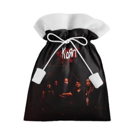 Подарочный 3D мешок с принтом Korn в Кировске, 100% полиэстер | Размер: 29*39 см | korn | корн | музыка | рок