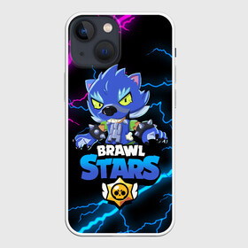 Чехол для iPhone 13 mini с принтом BRAWL STARS LEON в Кировске,  |  | brawl stars | crow | leon | leon shark | leon werewolf | sally leon | shark | stars | werewolf | акула | берли | ворон | леон | леон акула | оборотень | оборотень леон | спайк | эль примо