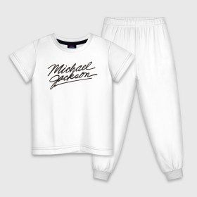 Детская пижама хлопок с принтом Jackson Michael в Кировске, 100% хлопок |  брюки и футболка прямого кроя, без карманов, на брюках мягкая резинка на поясе и по низу штанин
 | 