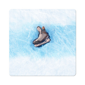 Магнит виниловый Квадрат с принтом Фмгурное катание в Кировске, полимерный материал с магнитным слоем | размер 9*9 см, закругленные углы | figure skating | коньки | конькобежный спорт | фигурное катание