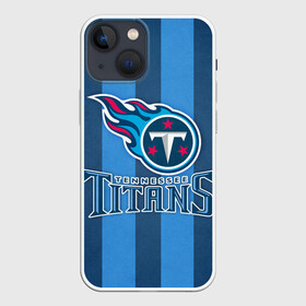 Чехол для iPhone 13 mini с принтом Tennessee Titans в Кировске,  |  | tennessee titans | американский футбол | мяч | теннесси тайтенс | футбол