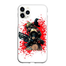 Чехол для iPhone 11 Pro Max матовый с принтом Bloodhound 3D (White) в Кировске, Силикон |  | 