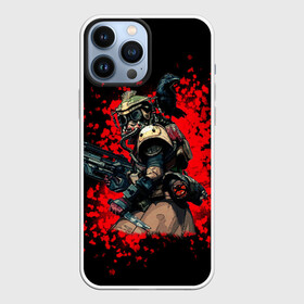 Чехол для iPhone 13 Pro Max с принтом Bloodhound 3D (Black) в Кировске,  |  | Тематика изображения на принте: action | apex | apex legends | blood | bloodhound | cyber | dark | ea | electrinic arts | legends | апекс | апекс легенд | арех | игры | киберспорт | кровь | следопыт | техноследопыт | экшн | экшон