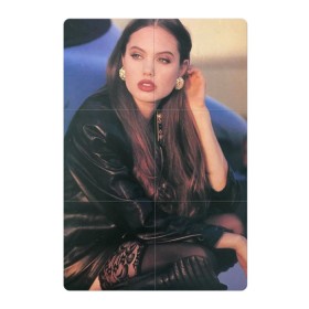 Магнитный плакат 2Х3 с принтом Анджелина Джоли в Кировске, Полимерный материал с магнитным слоем | 6 деталей размером 9*9 см | актриса | анджелина | голливуд | джоли | знаменитости | миссис смит
