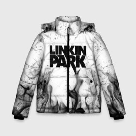 Зимняя куртка для мальчиков 3D с принтом LINKIN PARK в Кировске, ткань верха — 100% полиэстер; подклад — 100% полиэстер, утеплитель — 100% полиэстер | длина ниже бедра, удлиненная спинка, воротник стойка и отстегивающийся капюшон. Есть боковые карманы с листочкой на кнопках, утяжки по низу изделия и внутренний карман на молнии. 

Предусмотрены светоотражающий принт на спинке, радужный светоотражающий элемент на пуллере молнии и на резинке для утяжки | chester bennington | linkin park | mike shinoda | линкин парк