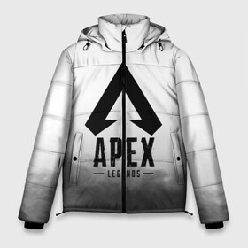 Мужская зимняя куртка 3D с принтом APEX LEGENDS в Кировске, верх — 100% полиэстер; подкладка — 100% полиэстер; утеплитель — 100% полиэстер | длина ниже бедра, свободный силуэт Оверсайз. Есть воротник-стойка, отстегивающийся капюшон и ветрозащитная планка. 

Боковые карманы с листочкой на кнопках и внутренний карман на молнии. | apex | apex legends | battle | battle royal | bloodhound | titanfall | wraith | апекс | апекс легендс | батл рояль | битва | война | каустик | королевская битва