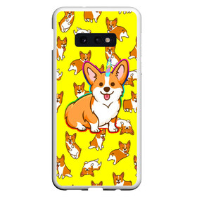 Чехол для Samsung S10E с принтом Corgi в Кировске, Силикон | Область печати: задняя сторона чехла, без боковых панелей | corgi | dog | dogs | волшебство | единорог | корги | мило | радуга | собаки | собачки