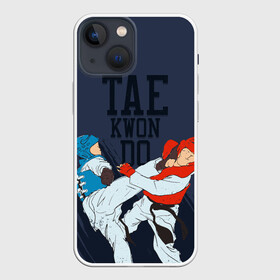 Чехол для iPhone 13 mini с принтом Taekwondo в Кировске,  |  | taekwondo | восточные единоборства | единоборства | теквондо | тхэквондо | тэквондо
