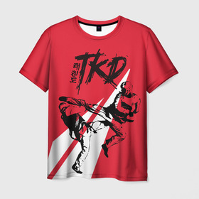 Мужская футболка 3D с принтом Taekwondo в Кировске, 100% полиэфир | прямой крой, круглый вырез горловины, длина до линии бедер | taekwondo | восточные единоборства | единоборства | теквондо | тхэквондо | тэквондо